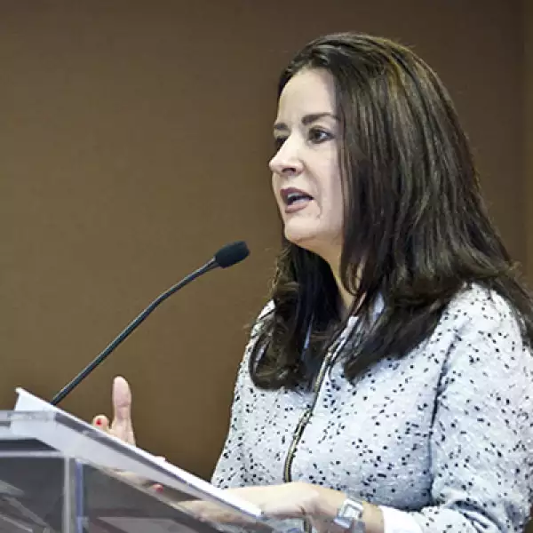 Pilar Aguilar, directora general de Endeavor –organismo acelerador de negocios–, habló a los finalistas sobre el emprendedurismo en México.