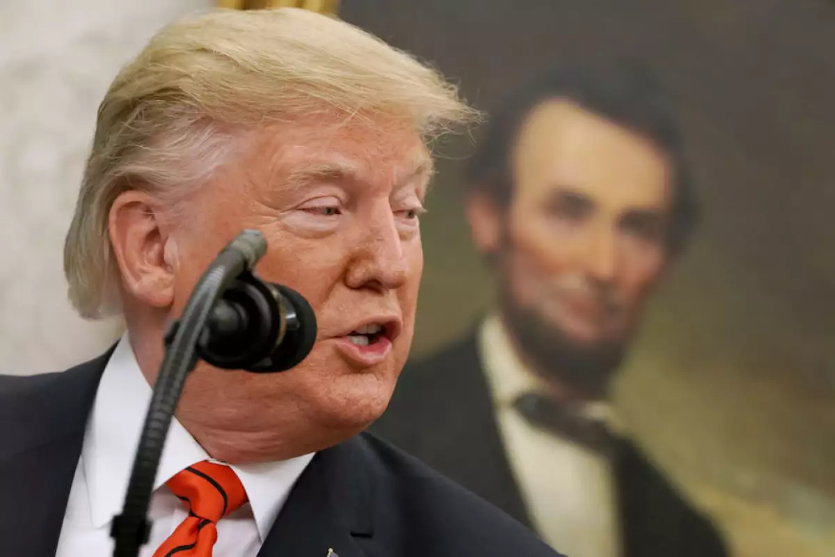President Trump Participates In Ceremonial Swearing In Of Labor Secretary Eugene Scalia At Oval Office