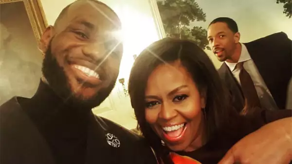 Michelle Obama y King James