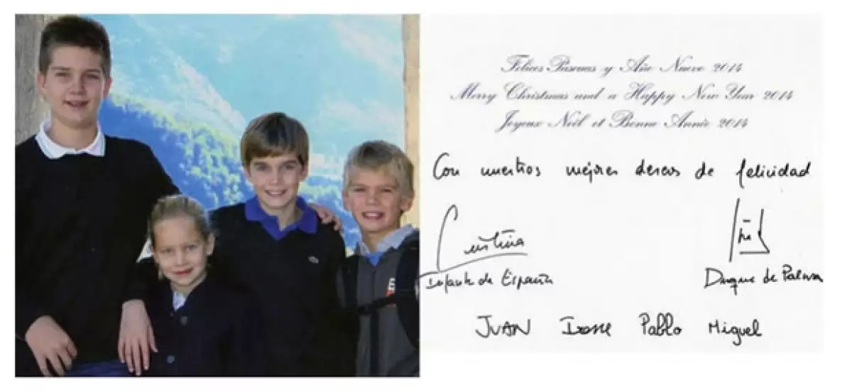 Llamó la atención que Iñaki firmara como Duque de Palma.