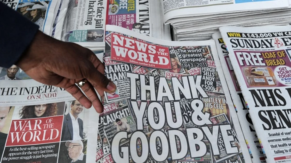 tabloide news of the world