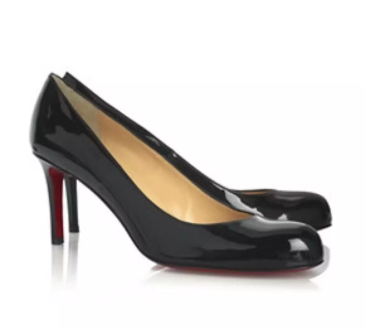 Zapatos `simple 70 leather pumpsÂ´ de Christian Louboutin.