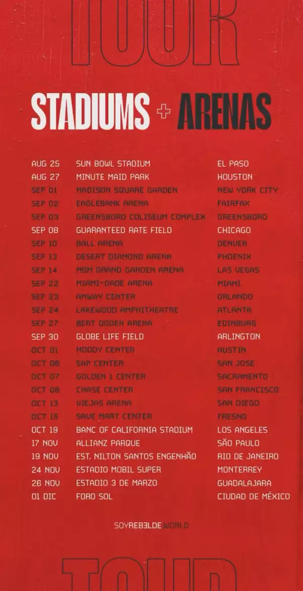 RBD anuncia fechas de Soy Rebelde Tour