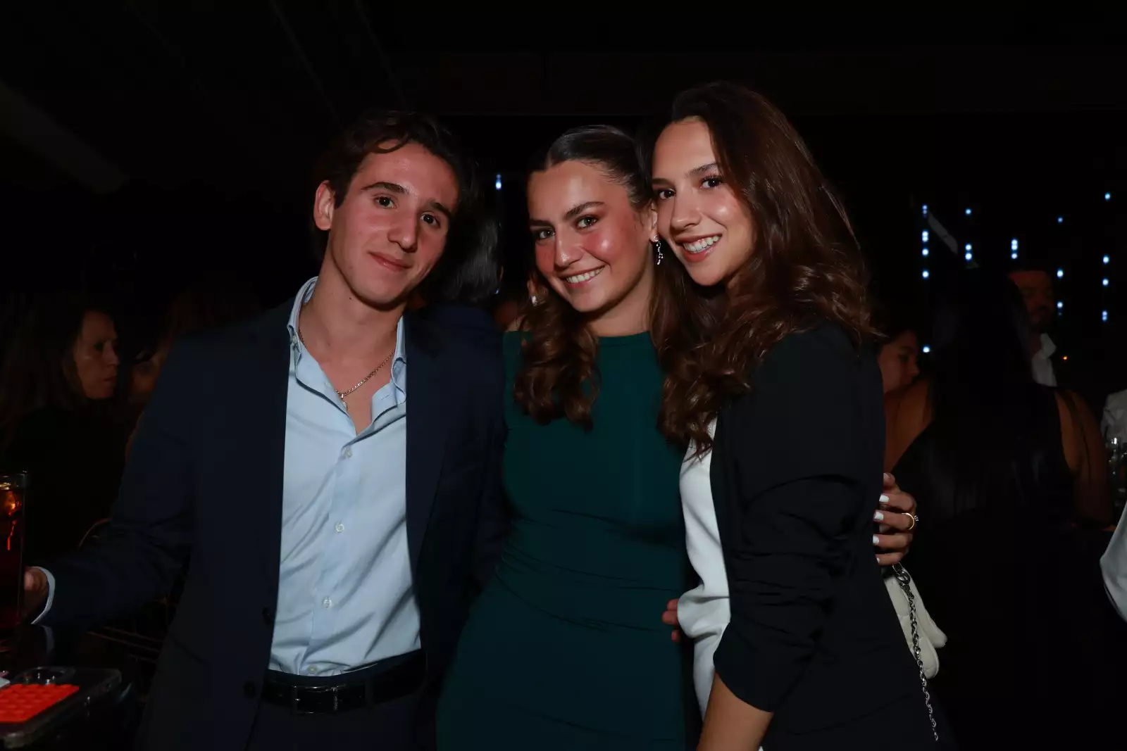 Marcelo Filloy ,Carolina Sosa y Valentina Peraza 