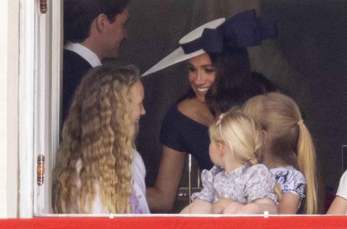 PREMIUM EXC Meghan Markle, Savannah Phillips, Mia Tindall,