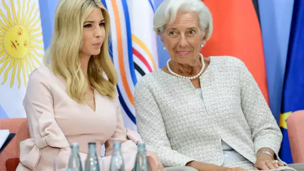 Ivanka Trump y Christianne Lagarde