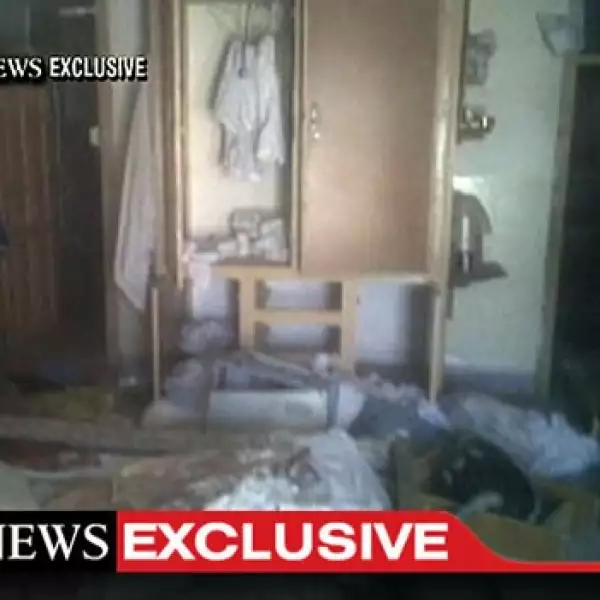 Interior de la casa de Osama bin Laden ABC