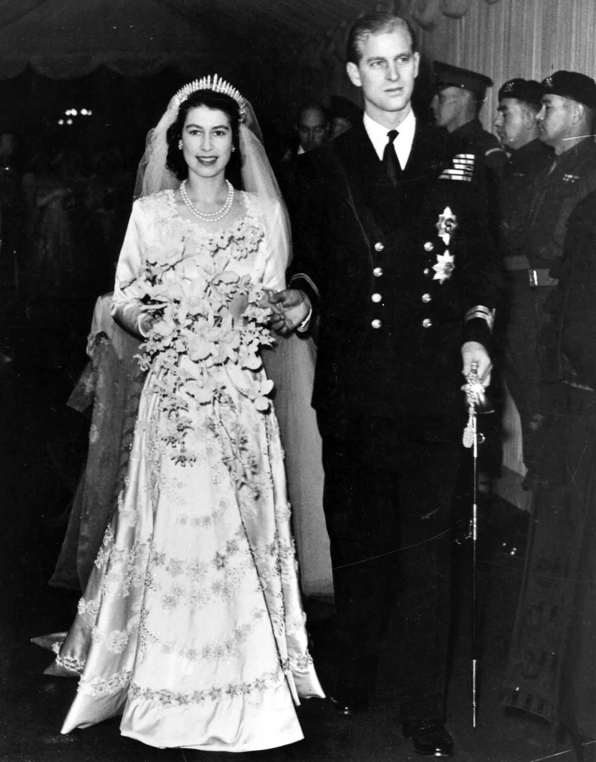 Princesa Isabel II y príncipe Felipe