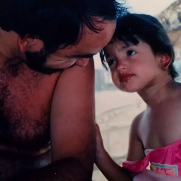 Eiza González recordó a su papá con esta tierna foto.