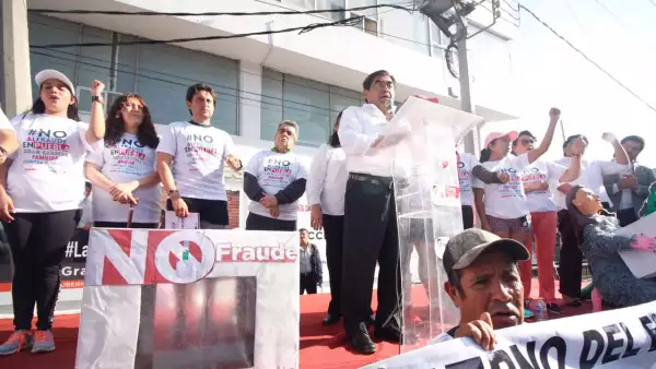 Protesta en Puebla