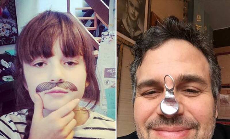 Mark Ruffalo muy relajado y gracioso a unas horas del evento.