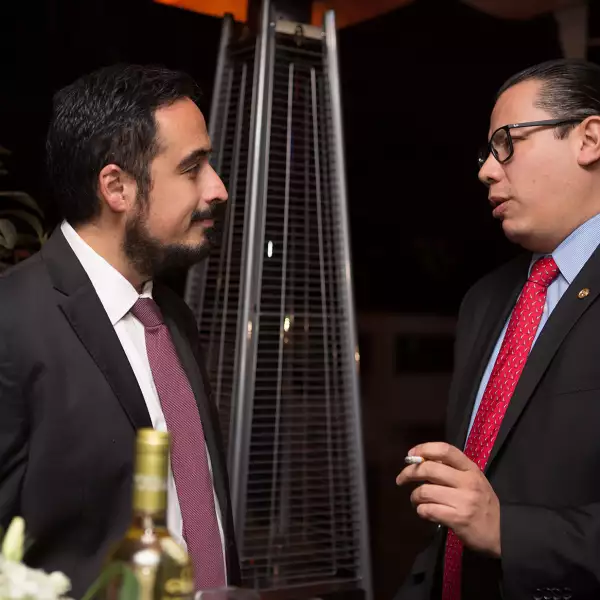 Coctel del 25 aniversario de México Asistencia