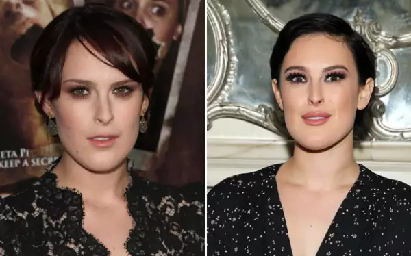 Rumer Willis, antes y después.