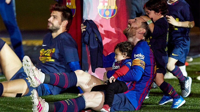 Hijo de Lionel Messi lo ‘trolea’ con Liverpool y Real Madrid