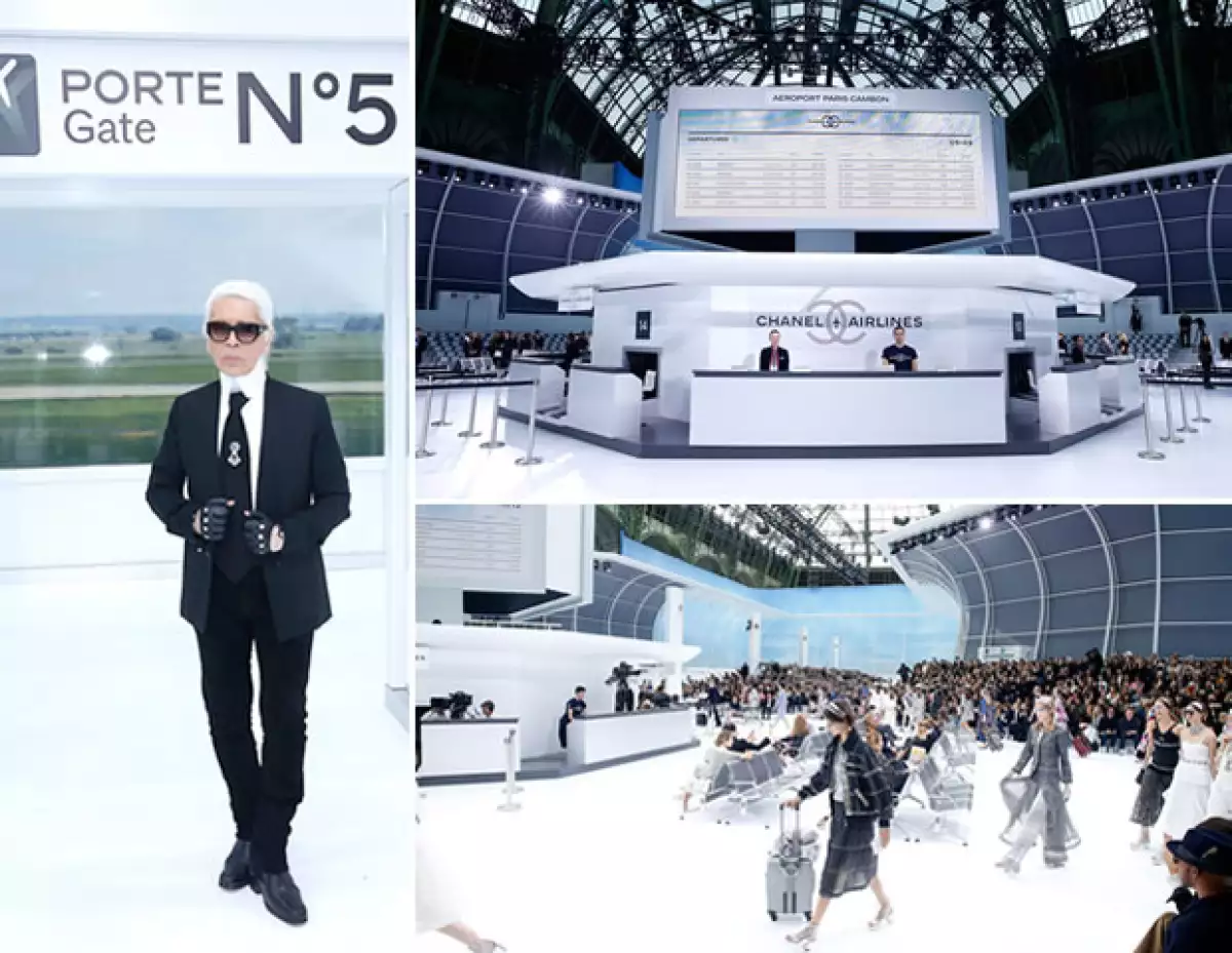 La sala número 5 fue la principal, haciendo referencia a la fragancia de Chanel.