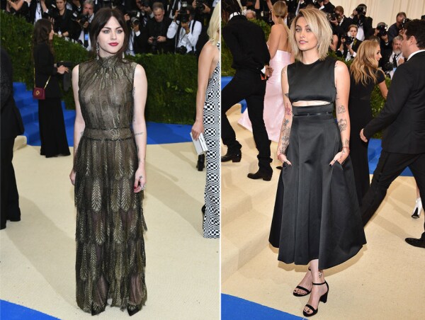 Frances Bean Cobain y Paris Jackson