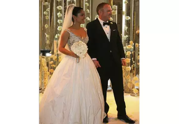 Salma vestida de Balenciaga.