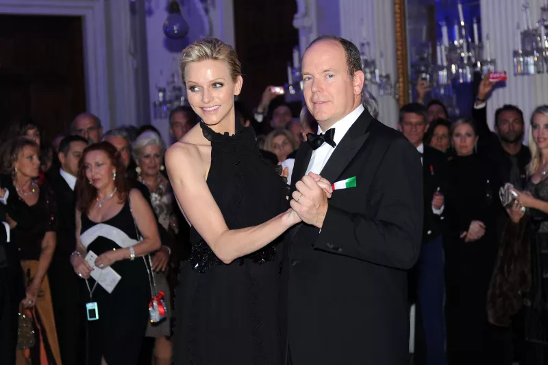 Princesa Charlène y el príncipe Alberto