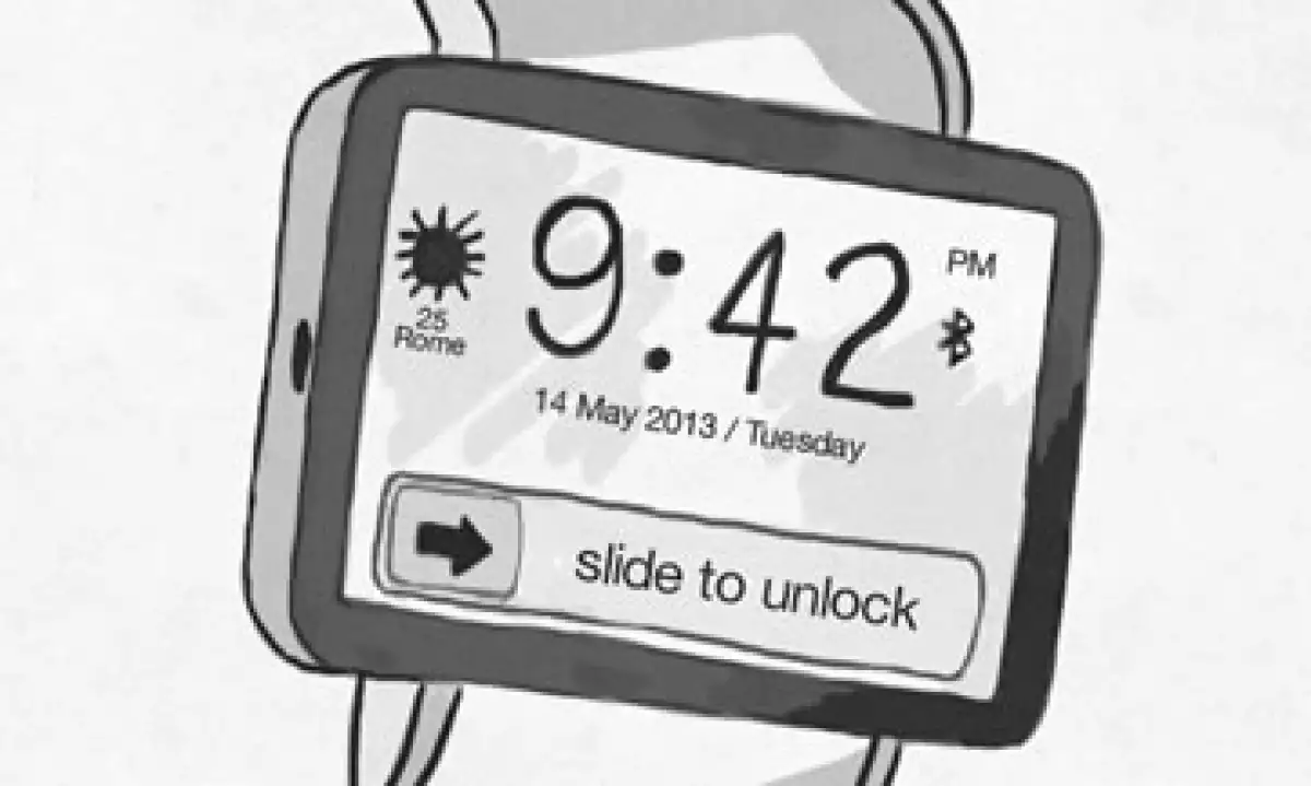 Un concepto del iWatch, el reloj inteligente de Apple. (Foto: Tomada de CNNMoney.com)