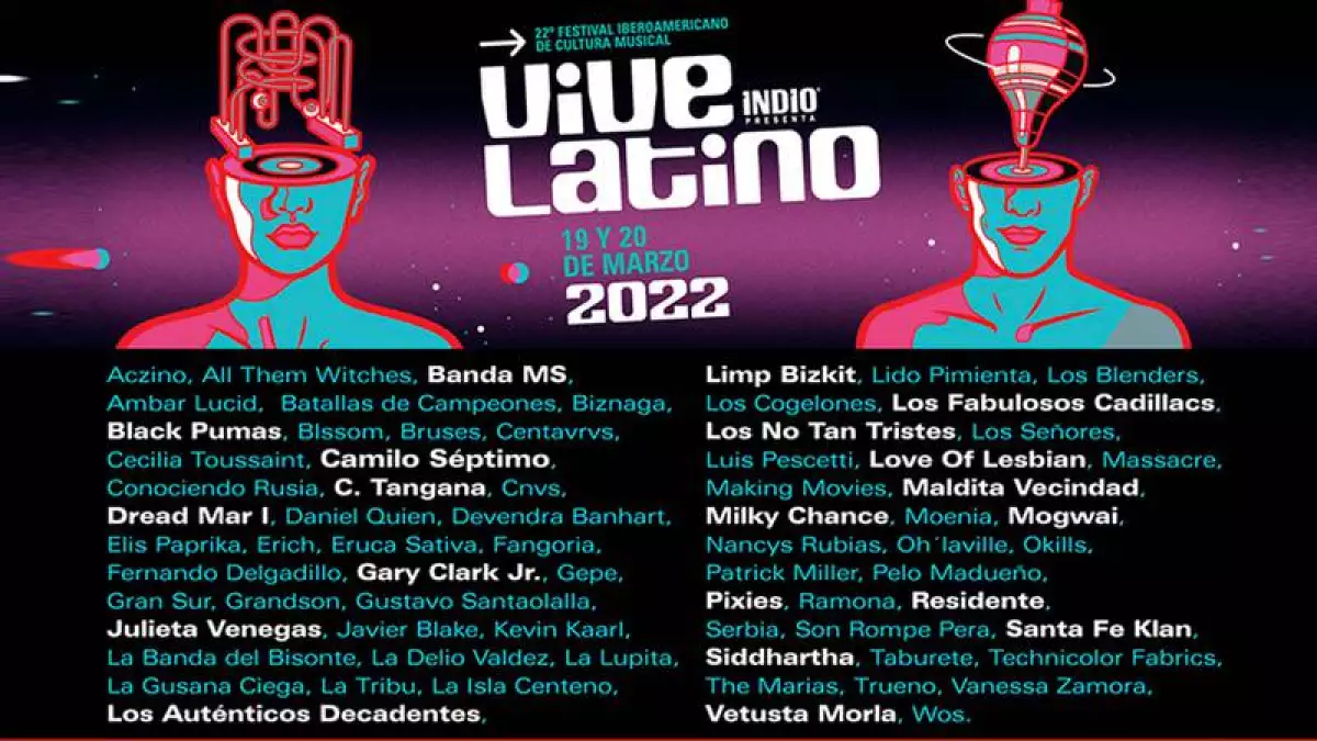 Para los amantes de los conciertos, ya se presentó el cartel del Vive Latino