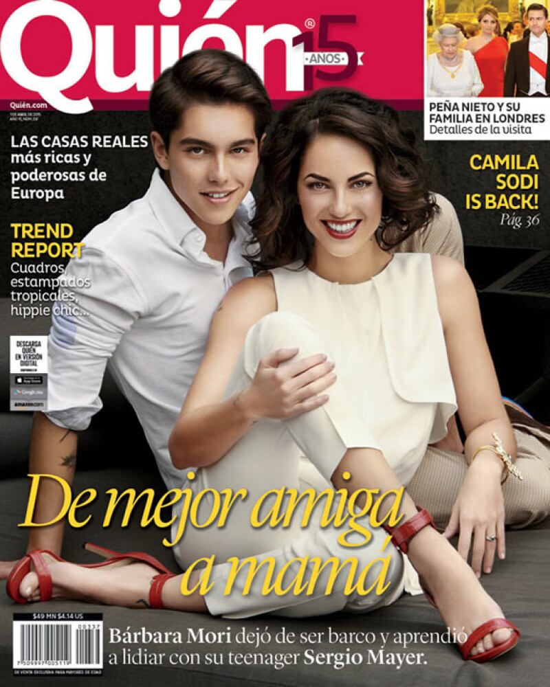 Bárbara y Sergio posaron para Quién®.