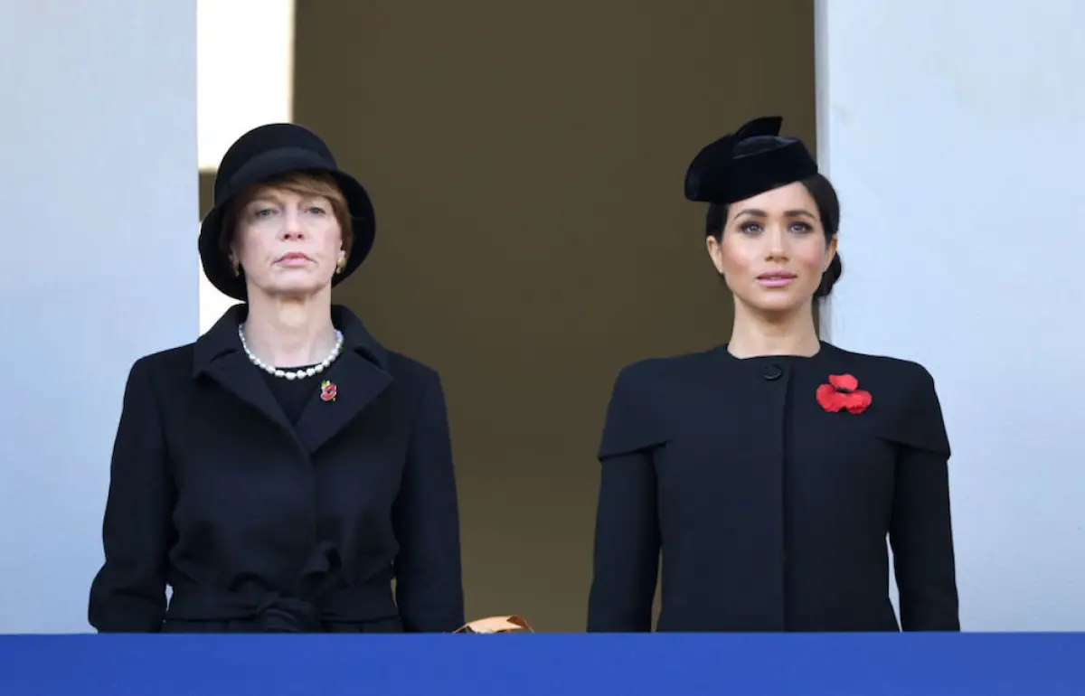 Meghan Markle en el acto del 100 aniversario del fin de la Primera Guerra Mundial (Getty Images)