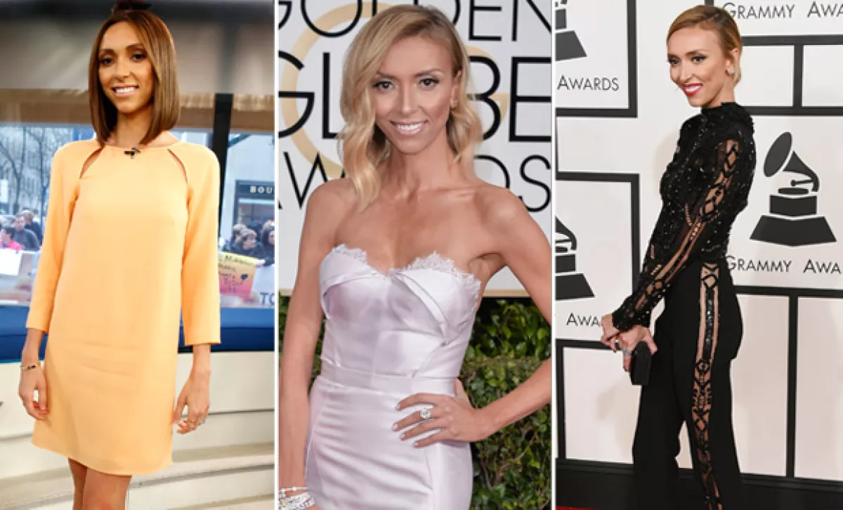 Con solo un año de diferencia Giuliana Rancic ha bajado de peso considerablemente.