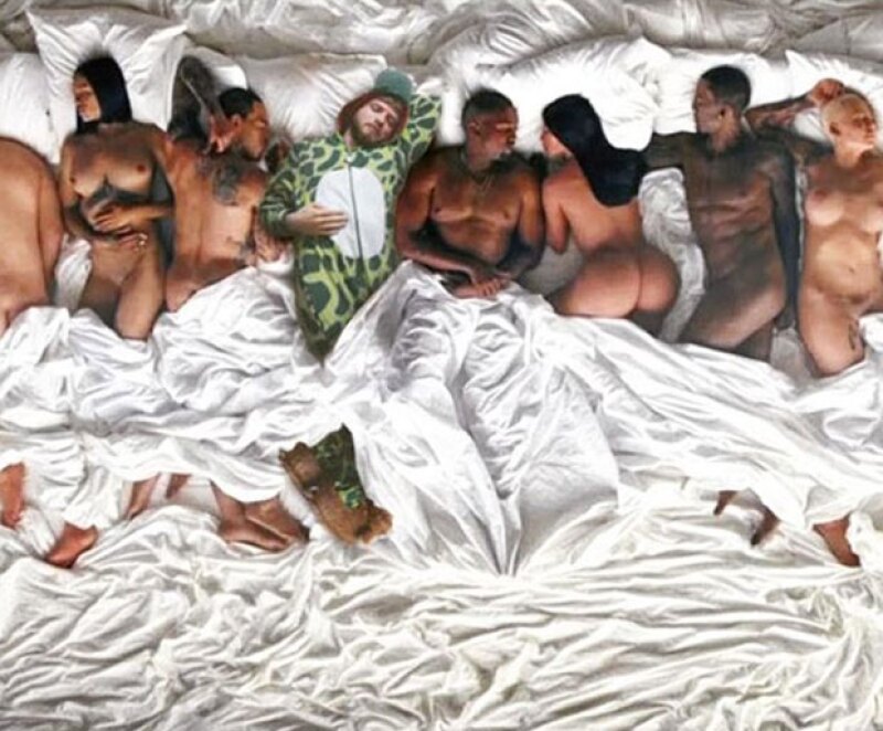 La famosa escena de desnudos en el video de Kanye.