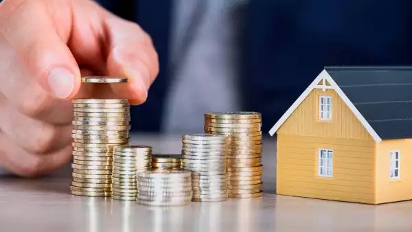 (Ilustración de crédito para vivienda)