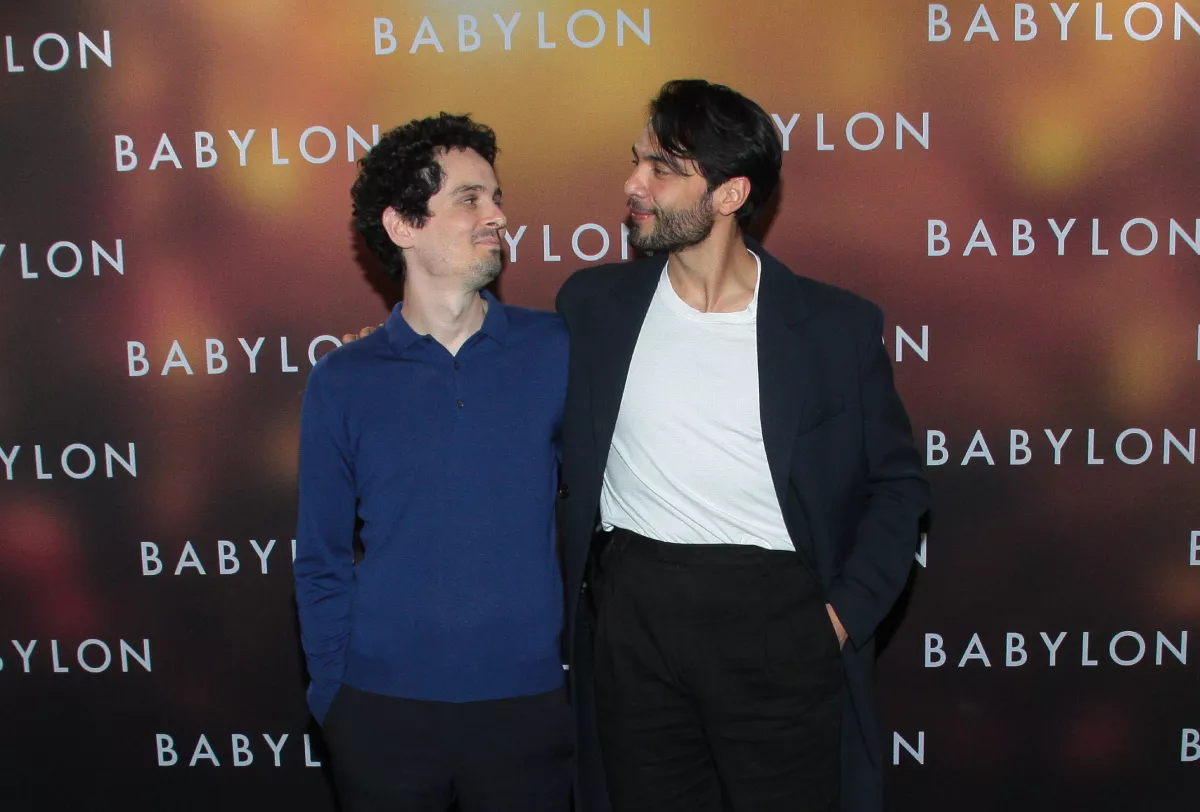 Damien Chazelle y Diego Calva