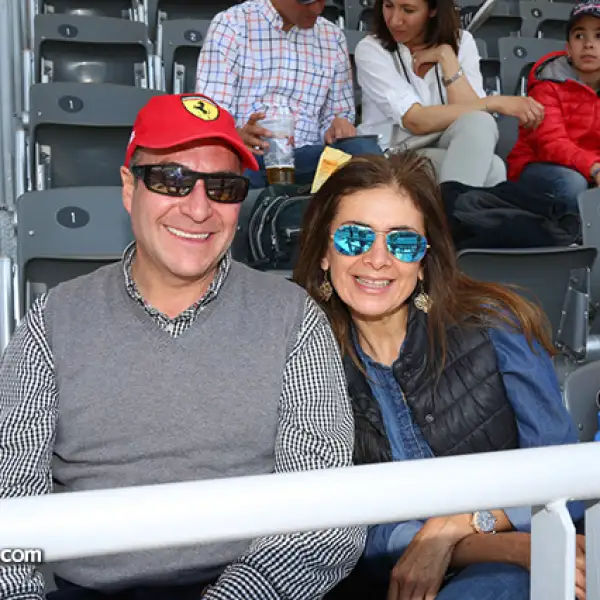 Luis Lara y Adriana Lara