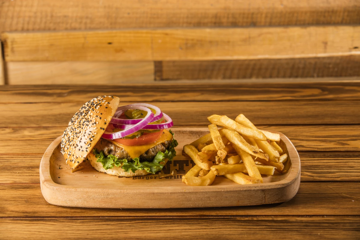 Hamburguesa de jabalí