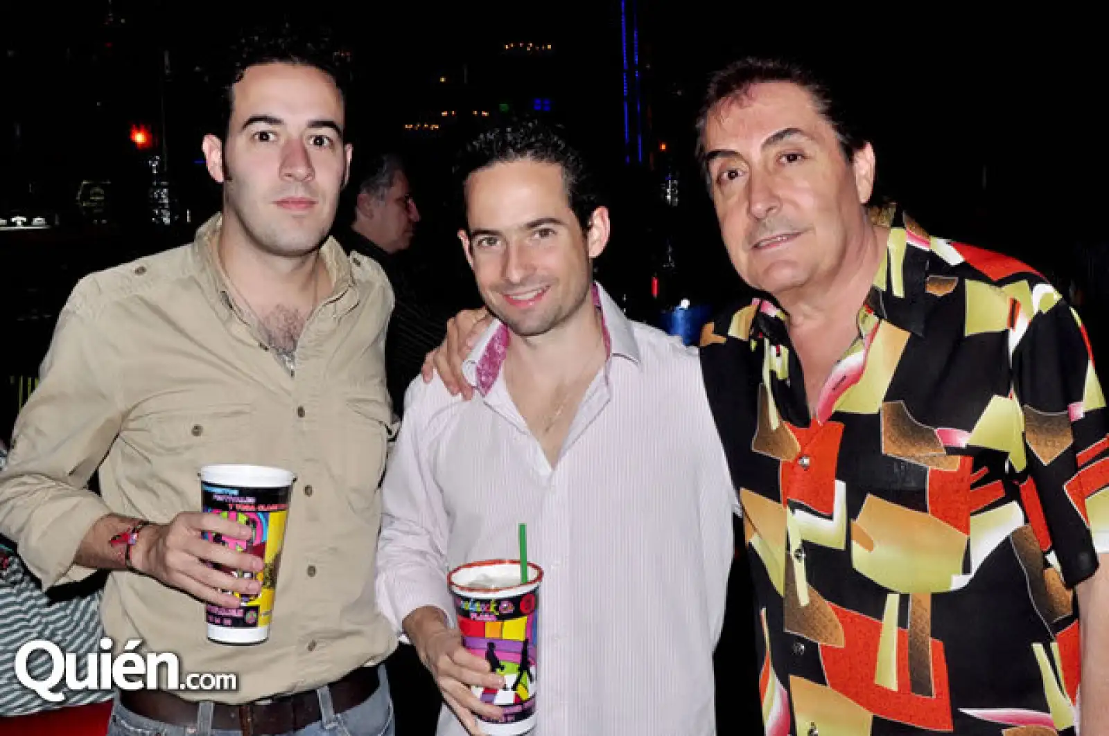 Bruno Sáenz, Juan Morales y Horacio Sáenz