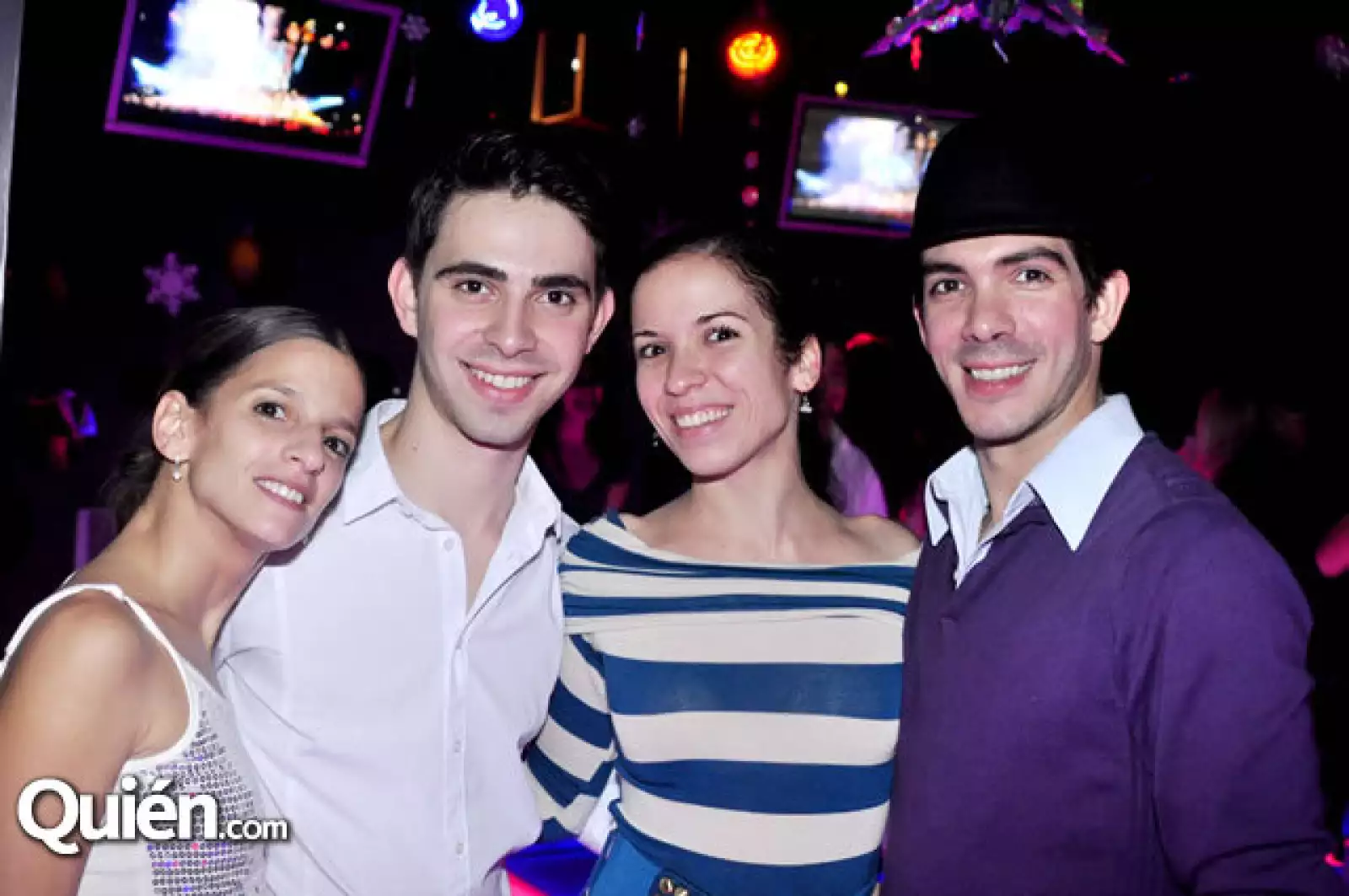 Anissa Curbelo,Luis Martínez,Olivia Quintana y Adrián Barrero