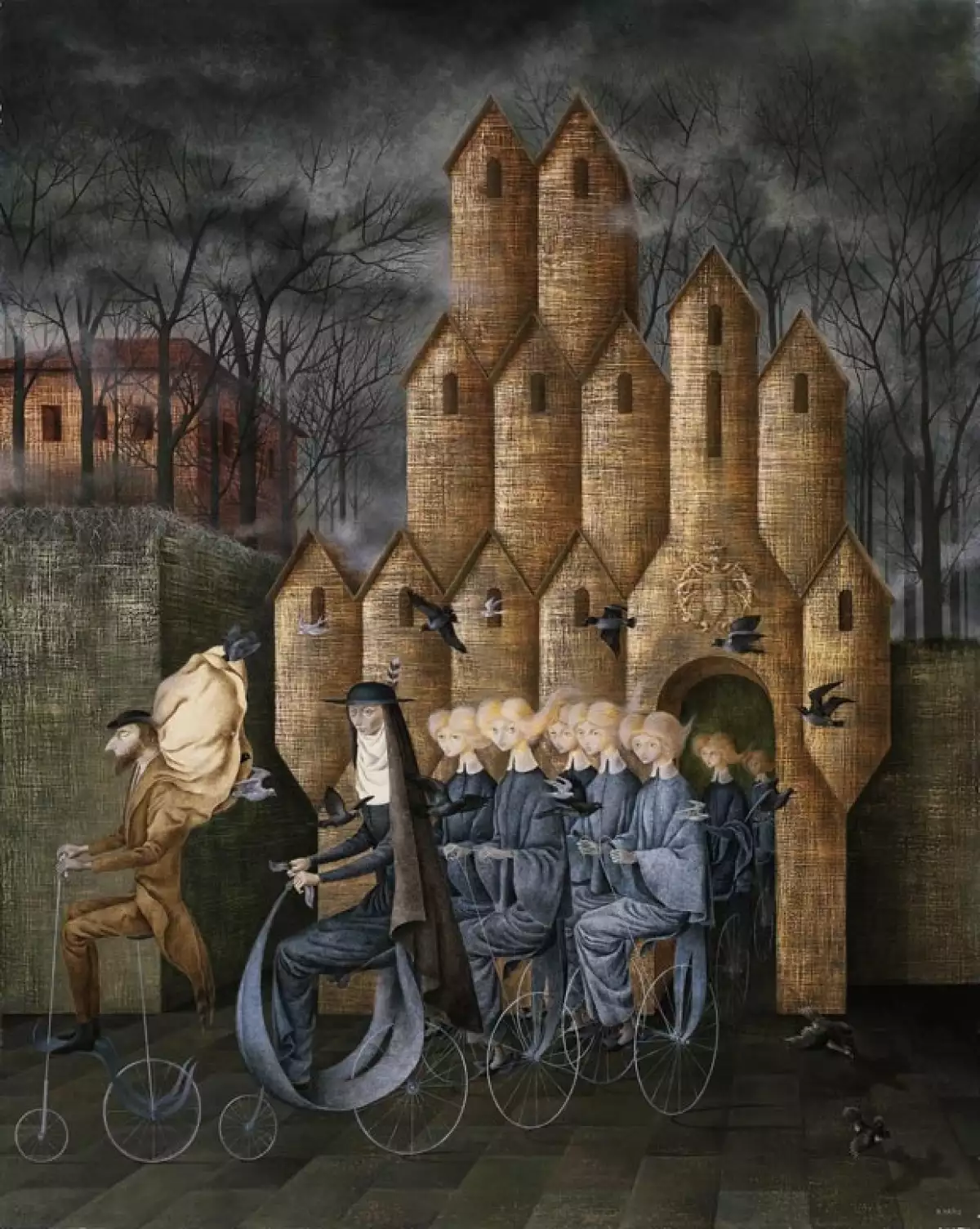 "Hacia la Torre" de Remedios Varo.