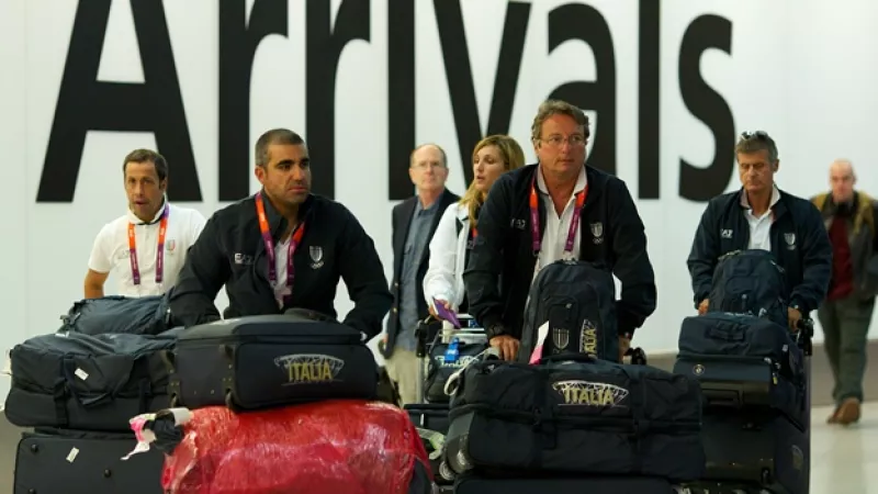 Delegación italiana tiro