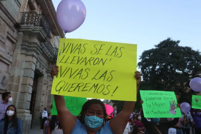 Protestas en los estados por el 25N