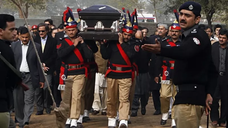 funeral del gobernador de punjab