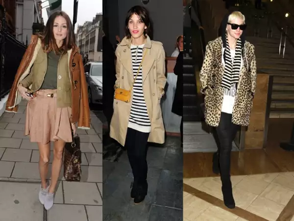 Olivia Palermo, Alexa Chung y Ashlee Simpson.
