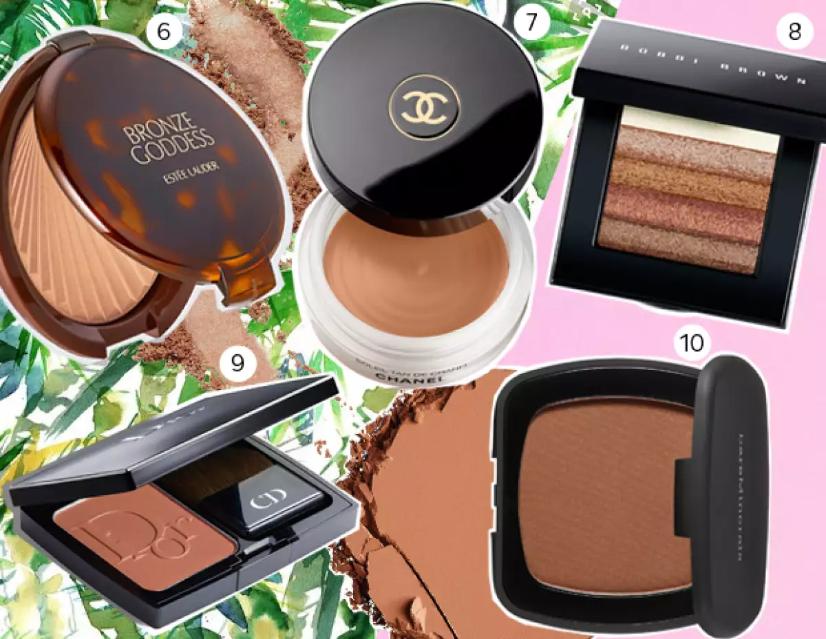 Estée Lauder, Chanel, Bobbi Brown, Dior y BareMinerals.