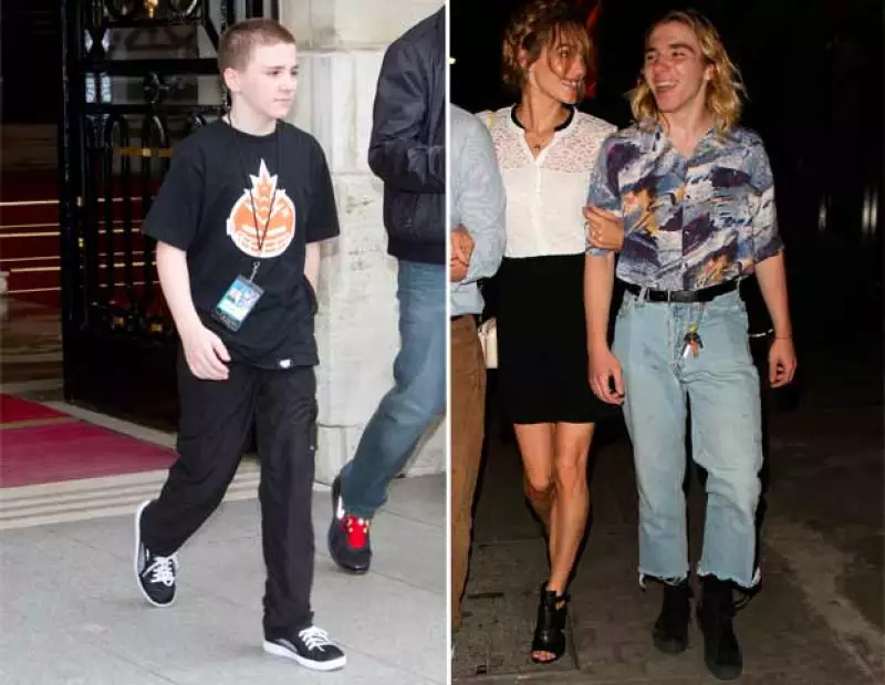La imagen infantil del segundo hijo de Madonna ya es cosa del pasado. Ahora luce un estilo fiel a la década de los 80 que hizo famosa a su madre.
