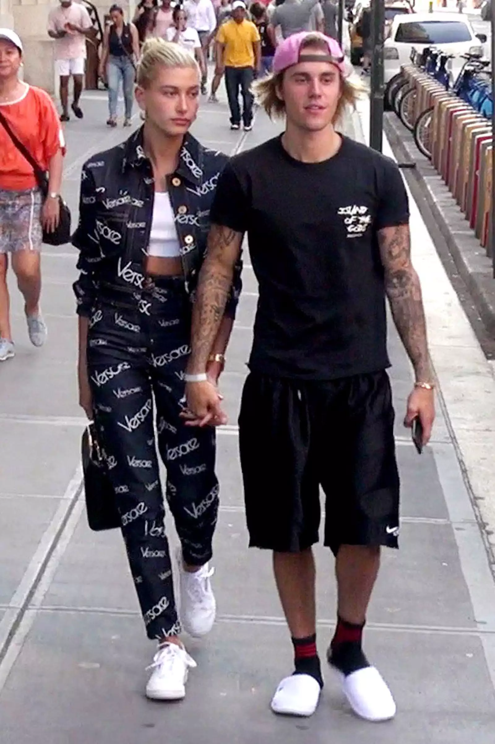 Hailey Baldwin and Justin Bieber out and about, New York, USA - 05 Jul 2018