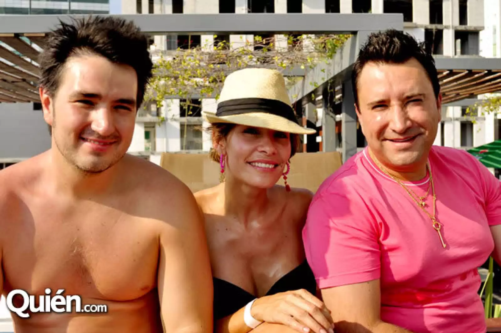 Carlos Garza, Vanessa Portales y Hugo García