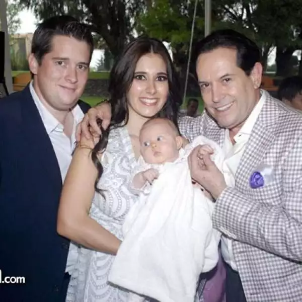 Luis Mena,Gaby García,Gaby Mena García y Juan José Origel