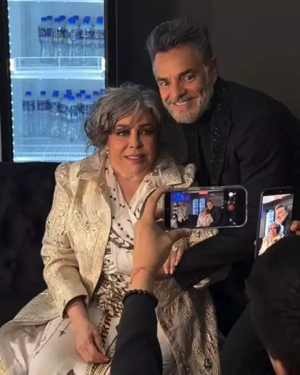 Verónica Castro y Eugenio Derbez