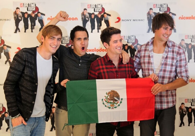 Big Time Rush se encuentra en nuestro país para abrir los conciertos que ofrecerá este fin de semana Justin Bieber en el Foro Sol.