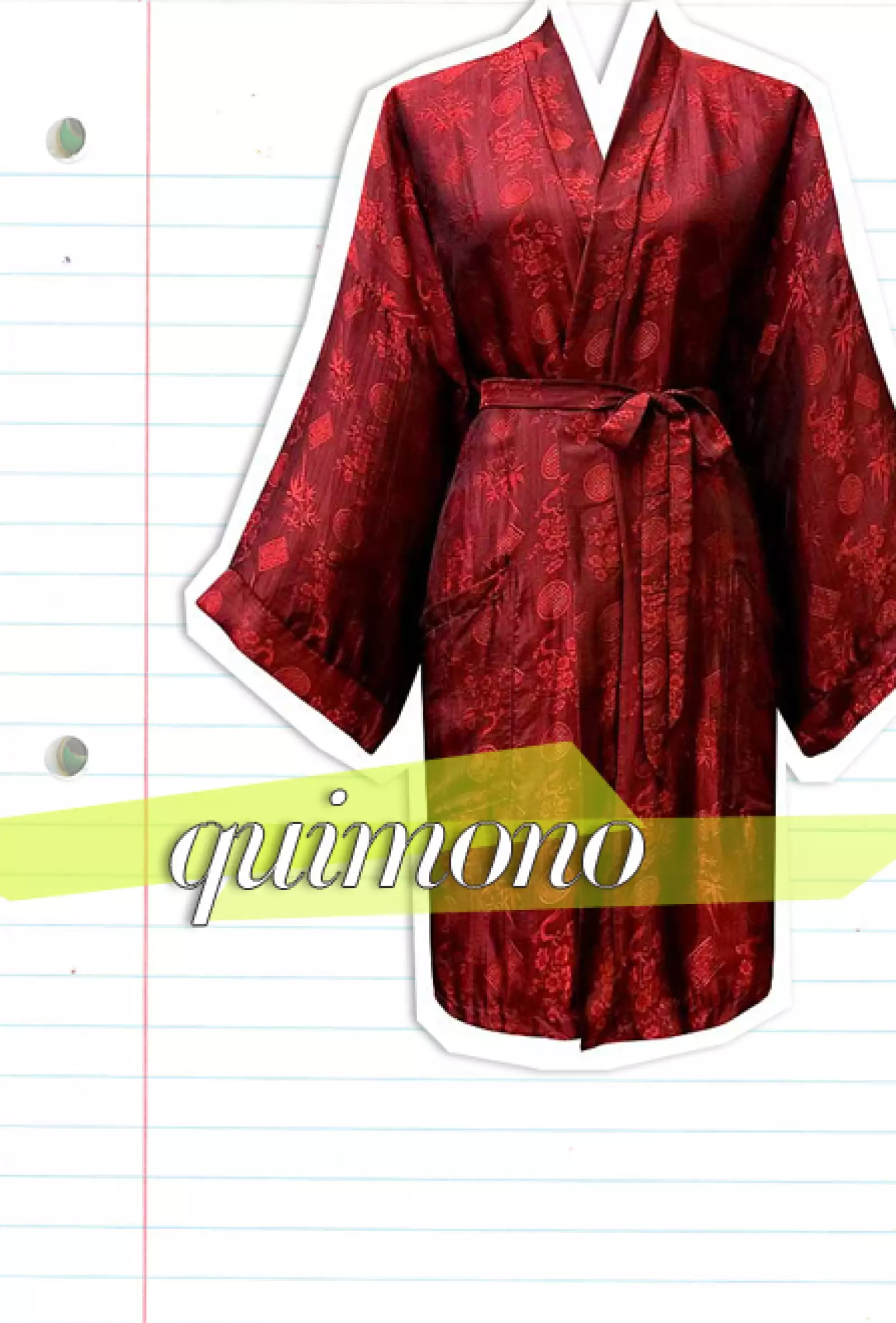 Túnicas tradicionales japonesas en forma de T.