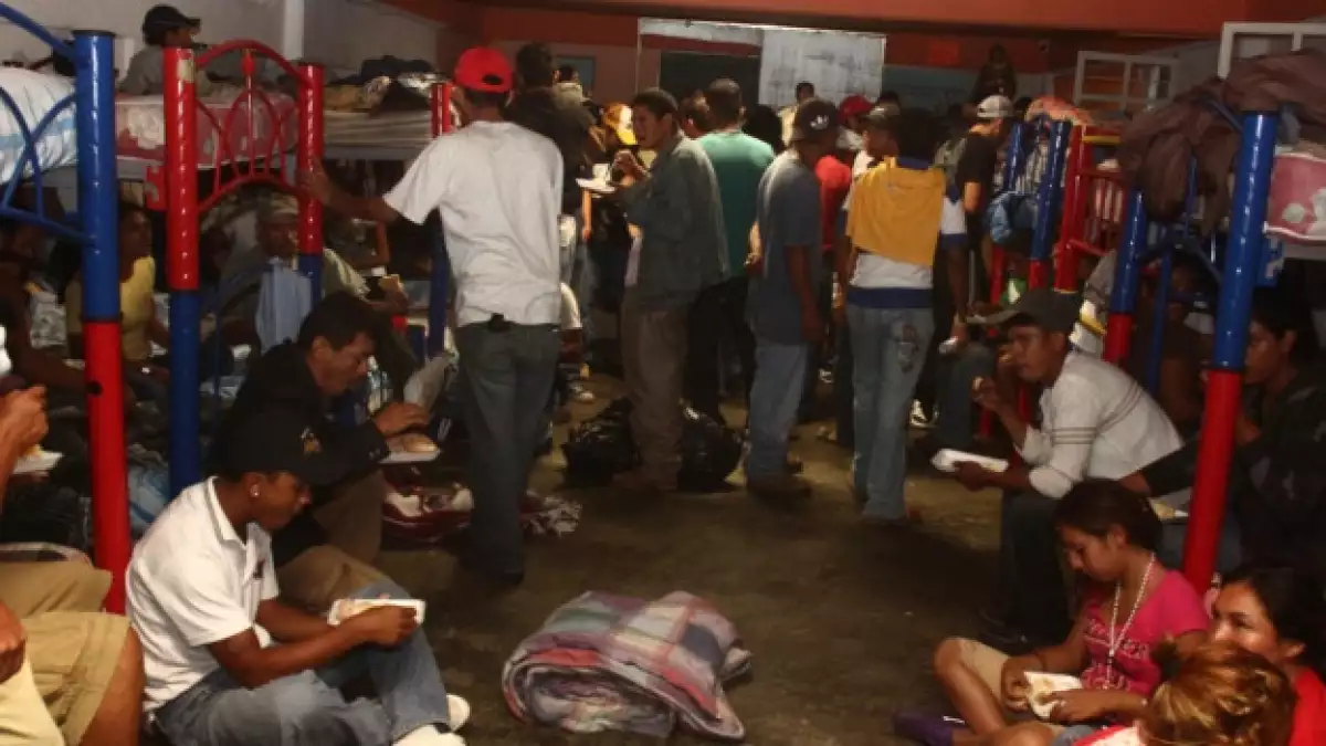 albergue migrantes Lechería