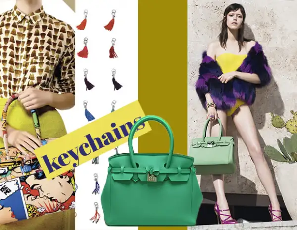 Además de bolsas, la firma cuenta con estuches, cosmetiqueras y llaveros.