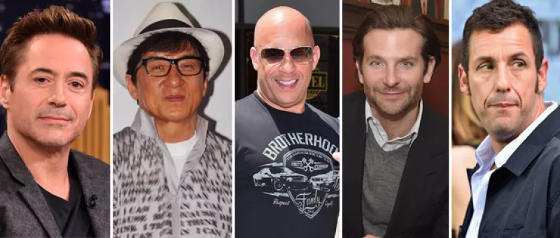 Forbes acaba de publicar su lista anual y en el top 10 se encuentran Robert Downey Jr., Vin Diesel, Adam Sandler y para sorpresa de muchos, tres actores de Bollywood.